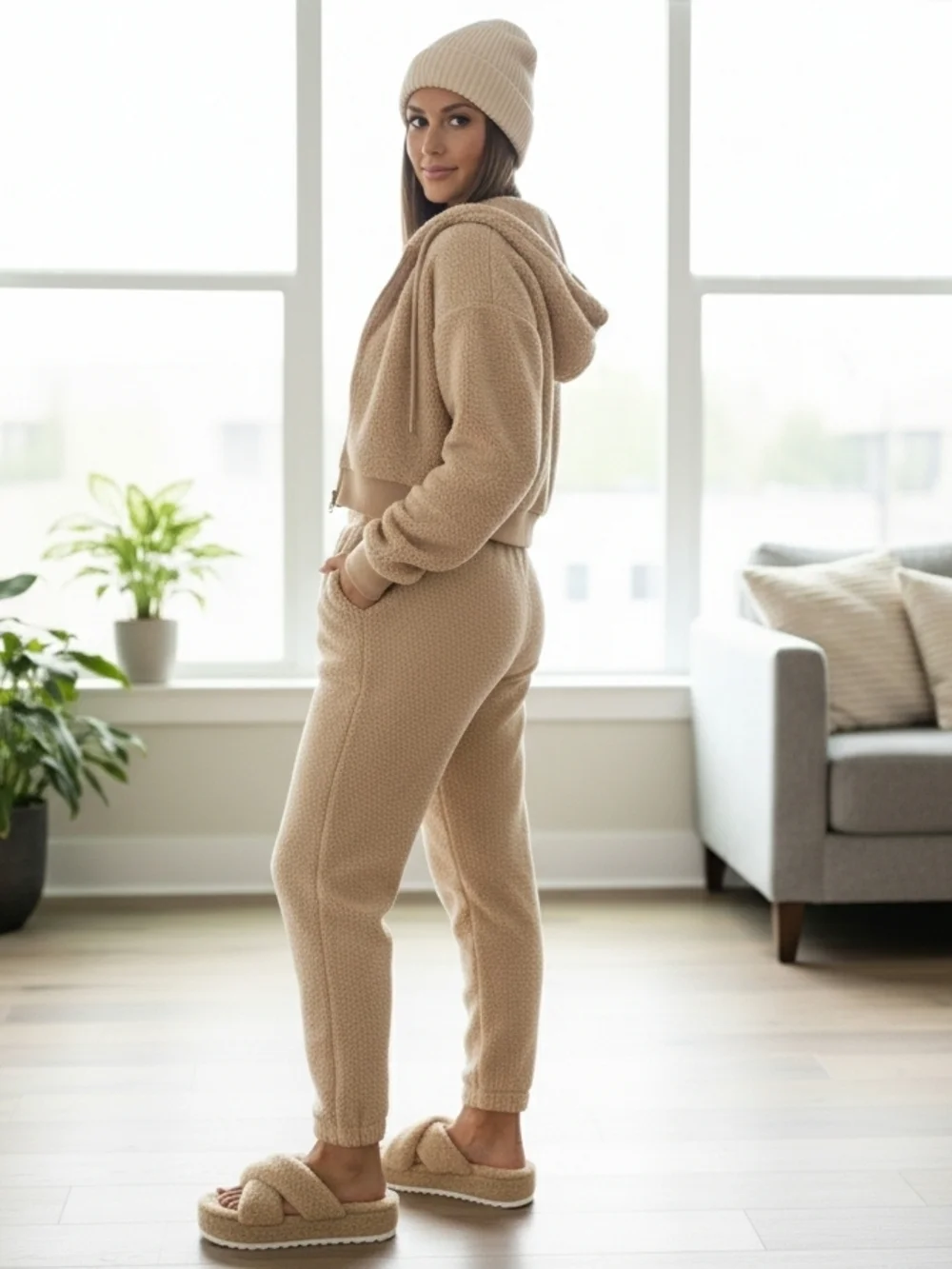 Daphne By GBG Los Angeles Slide House Shoe - Picture 4 of 11